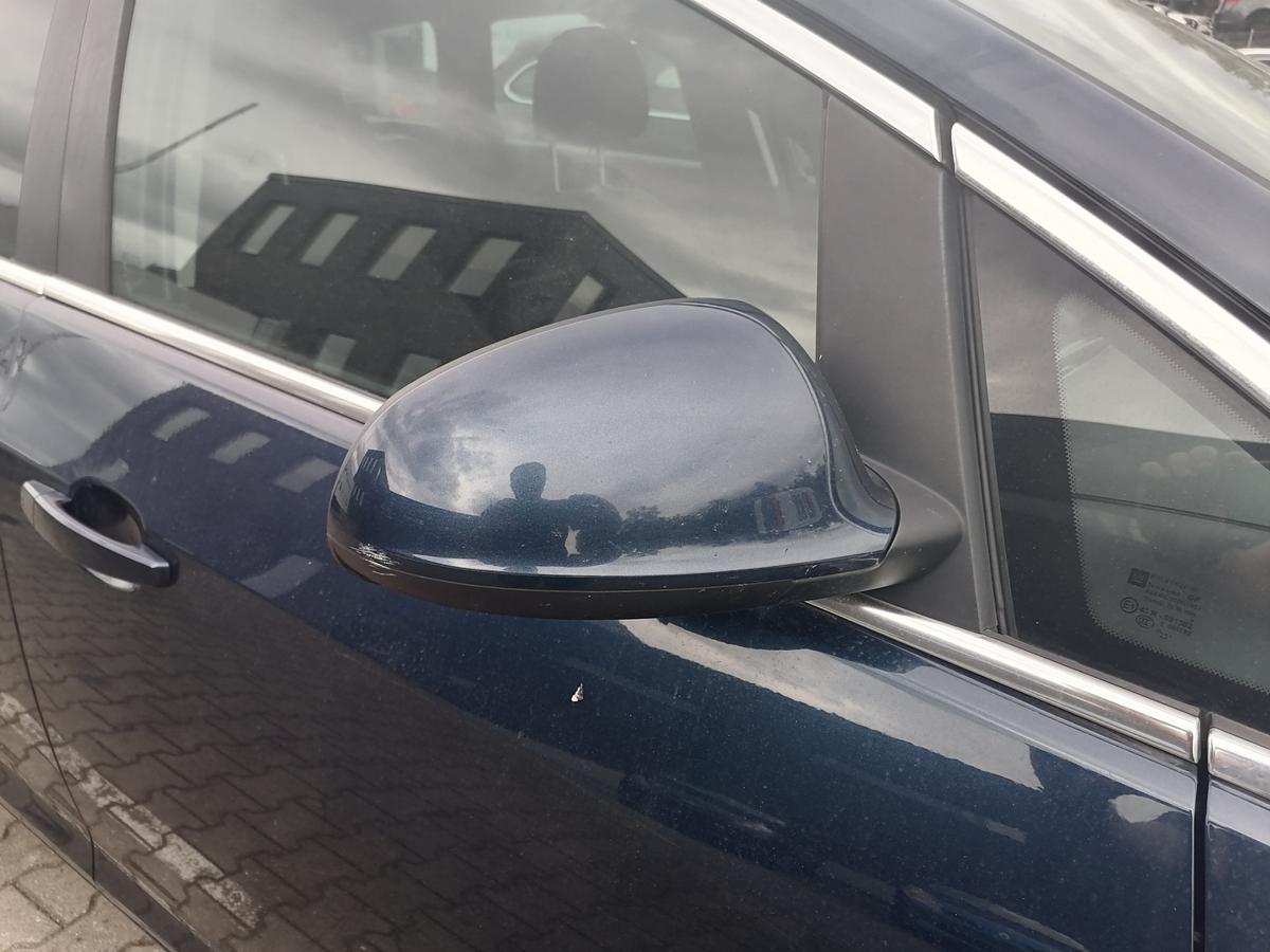 Opel Astra J Sportsturer original Au&szlig;enspiegel rechts Z22A Ozeanblau Bj.2011